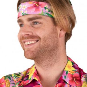 Zakdoek / Bandana Hawai roze