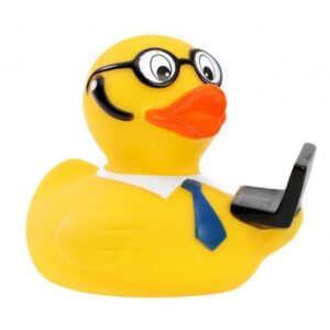 Badeeend Zakenman laptop