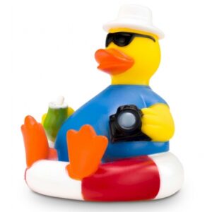 Badeend Vakantie zwemband camera