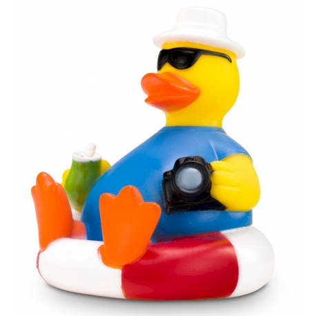 Badeend Vakantie zwemband camera