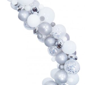 Ballon Deco kit zilver