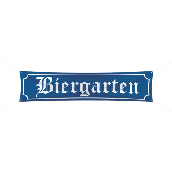 Straatbanner Biergarten