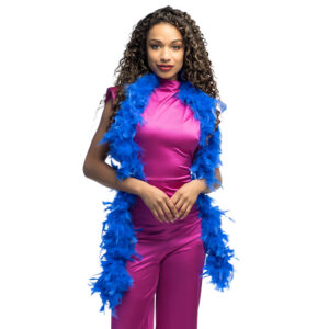 Boa donkerblauw 180cm - 50 gram