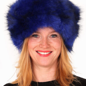 Bontmuts luxe donkerblauw