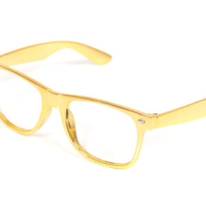 Bril goud zonder glas