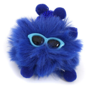 Broche Fluffy blauw
