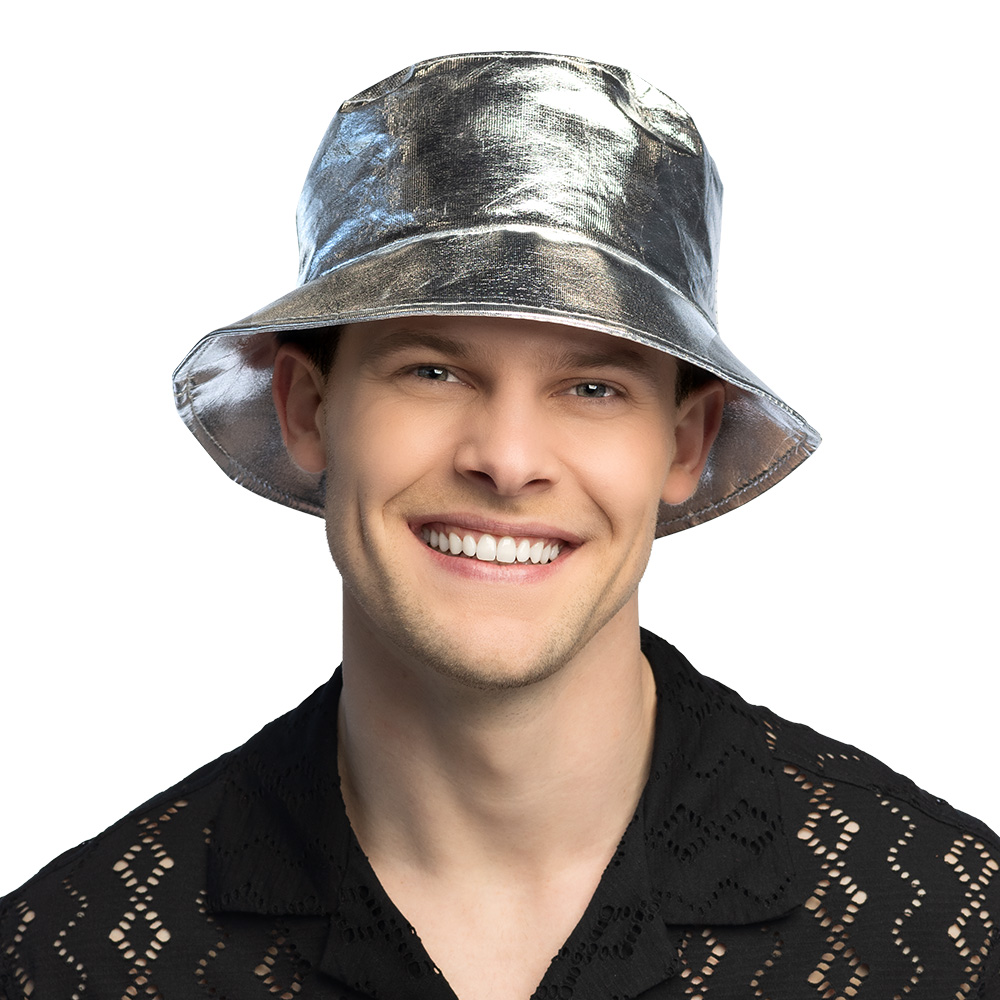 Bucket hat goud / zilver