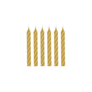 Cake candles goud/zilver