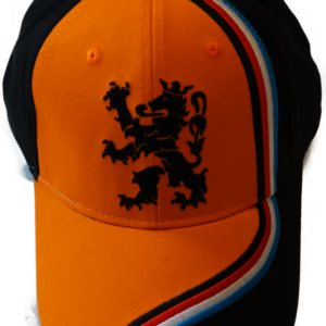Cap oranje/zwart