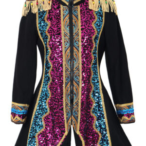 Carnavalsjas lady pink blue