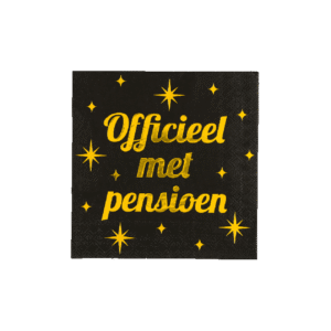 Classy Party servetten Pensioen
