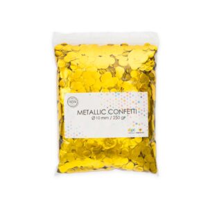 Confetti metallic goud (25 gram)