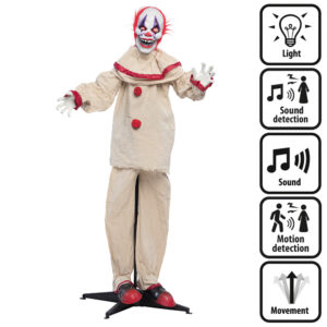 Decoratie Enge clown