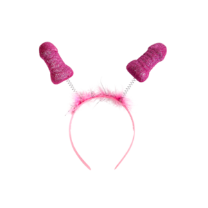 Diadeem Piemels glitter roze