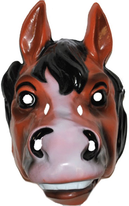 Dierenmasker Paard plastic