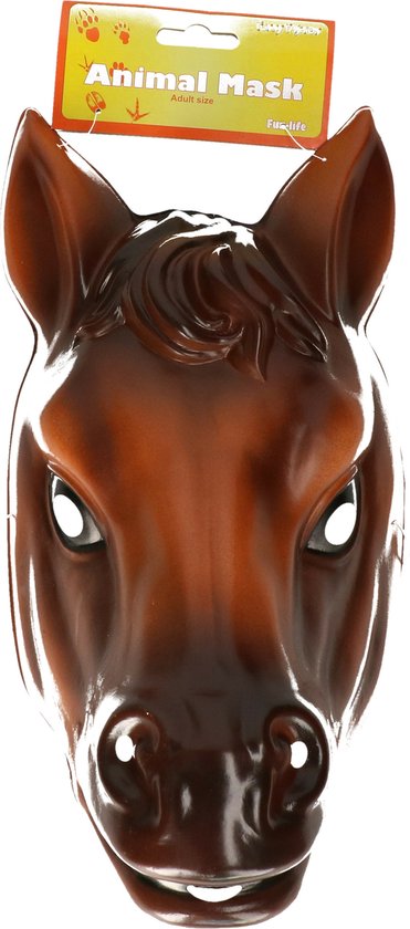 Dierenmasker Paard plastic