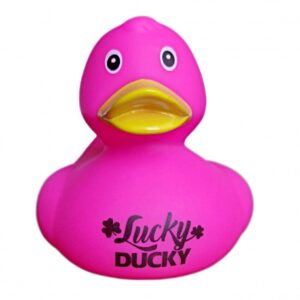 DUCKY TALK Lucky Ducky fluor roze