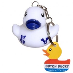 DUTCH DUCKY sleutelhanger Delfts blauw
