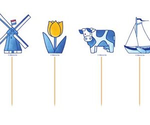 Feestprikkers Nijntje Delfts blauw