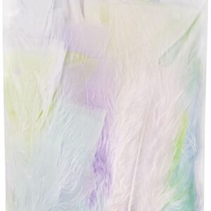 Fluffy veren pastelkleuren