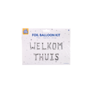 Foil balloon kit Welkom Thuis