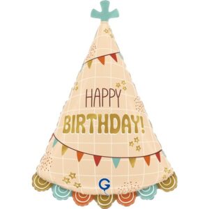 Folieballon Boho feesthoedje