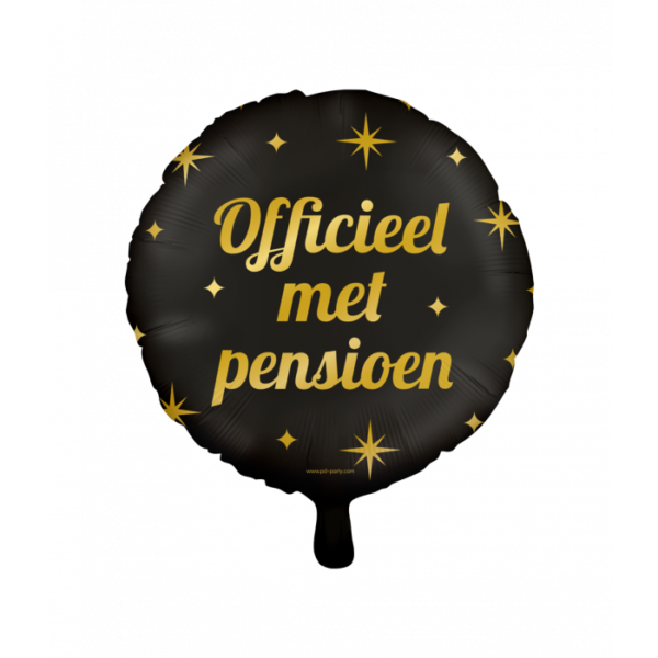 Folieballon Classy Party Pensioen