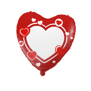Folieballon Hart (beschrijfbaar)