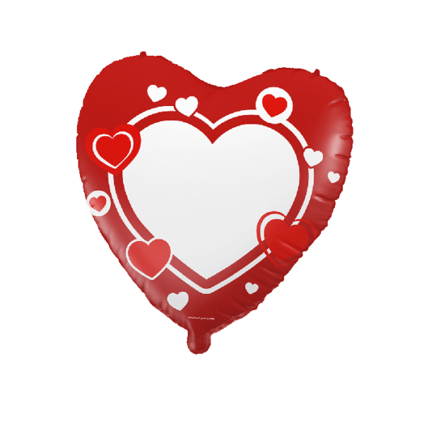 Folieballon Hart (beschrijfbaar)