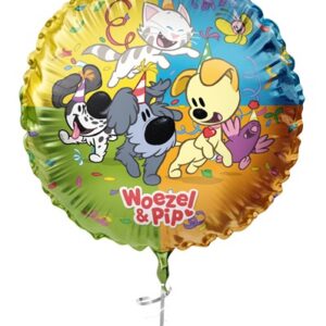 Folieballon Woezel en Pip