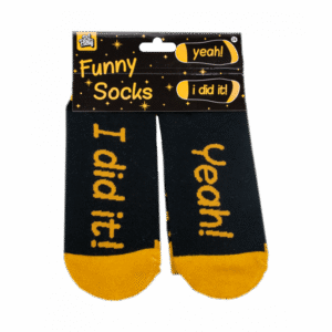 Funny Socks -Yead, I did it !