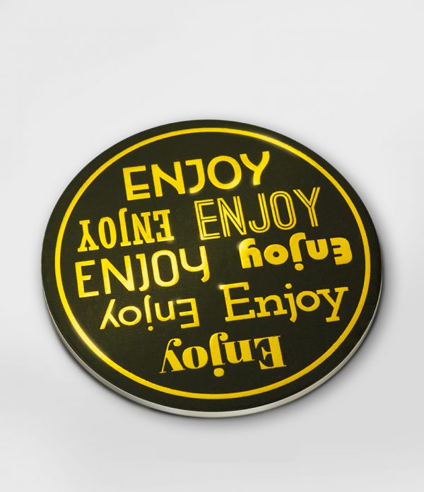 Glossy Coasters - Enjoy