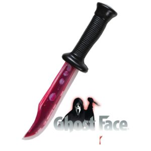 Ghost face Scream mes met druiipend bloed