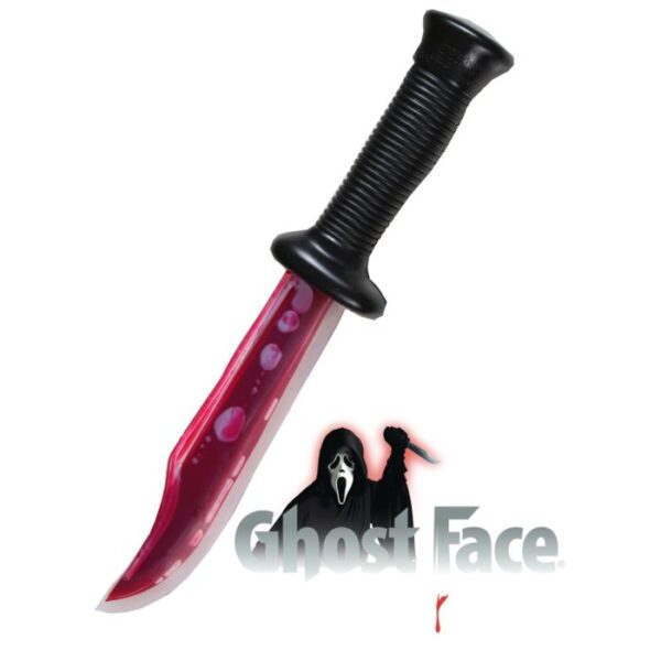 Ghost face Scream mes met druiipend bloed