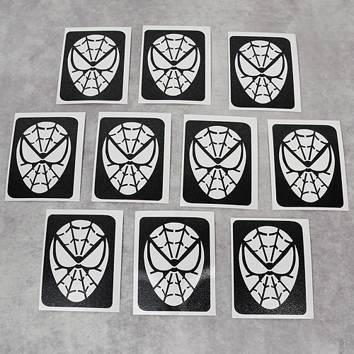 Glitter tattoo stencil Spierman