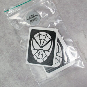 Glitter tattoo stencil Spierman