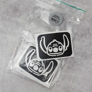 Glitter tattoo stencil Stitch