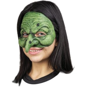 Half masker Heks groen