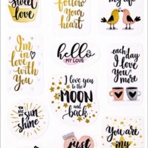Jewel Magic stickers love