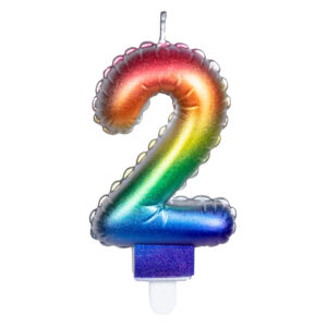 Kaarsje regenboog