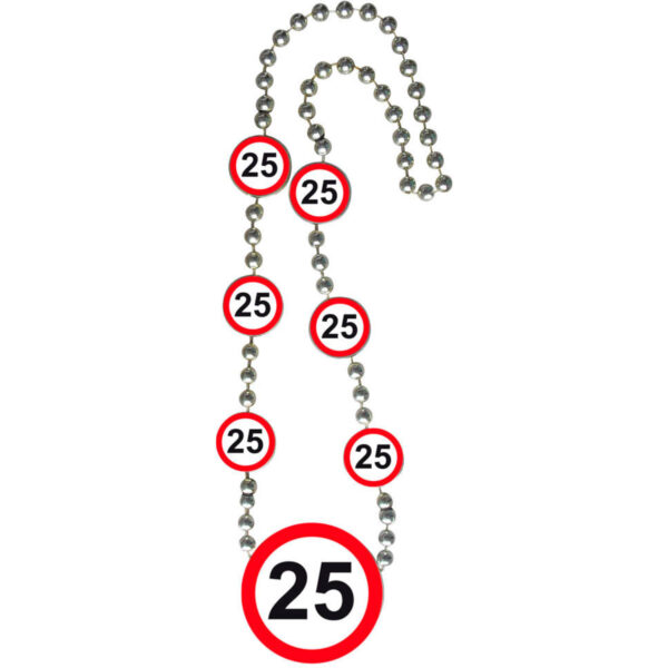 Ketting Verkeersbord 25