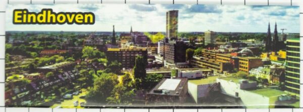 Koelkastmagneet Eindhoven uitzicht stad