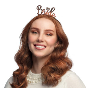 Metalen diadeem "Bride"