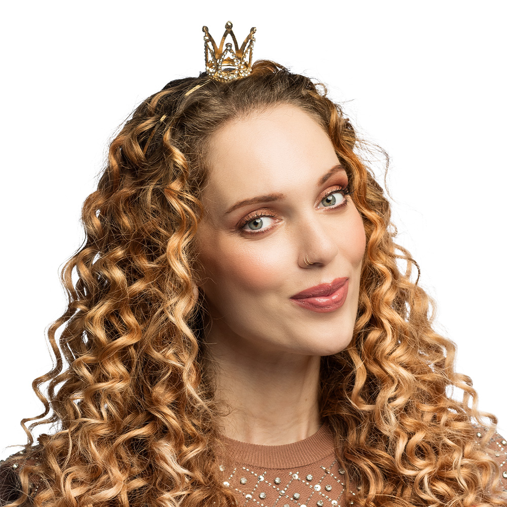 Metalen diadeem Kroon Ester