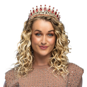 Metalen tiara Royal Christina
