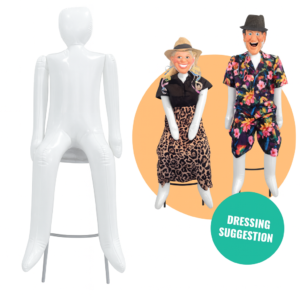 Opblaasbare Abraham / Sarah pop