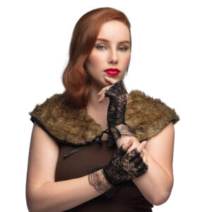 Paar kanten handschoenen Paris