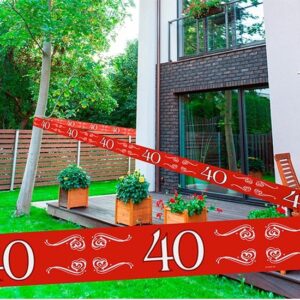 Party afzetlint jubileum 40 jaar