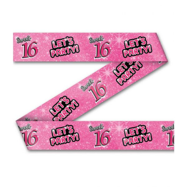 Party afzetlint Sweet 16