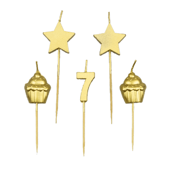 Party cake candles - 7